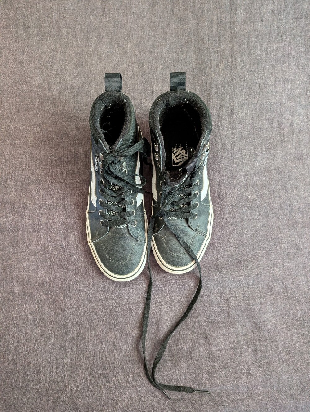 Vans Old School Leather High Tops